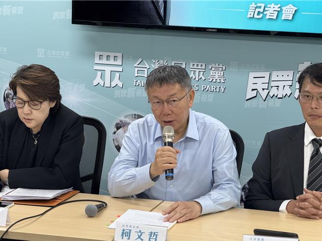 民眾党主席柯文哲。（李奇叡摄）