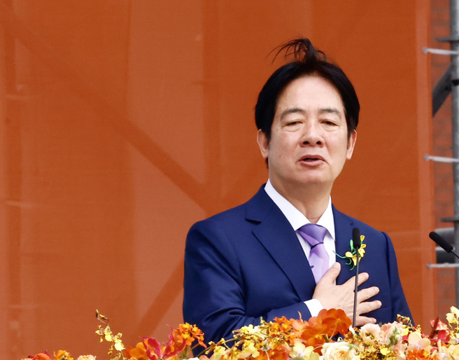 中华民国第16任总统、副总统宣誓就职典礼20日举行，赖清德总统发表就职演说，但演说内容却引发争议。（陈信翰摄）