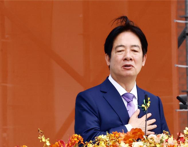 中华民国第16任总统、副总统宣誓就职典礼20日举行，赖清德总统发表就职演说。（陈信翰摄）