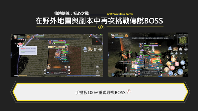 手機版百分百重現經典BOSS。（格雷維蒂互動提供／古明弘台北傳真）
