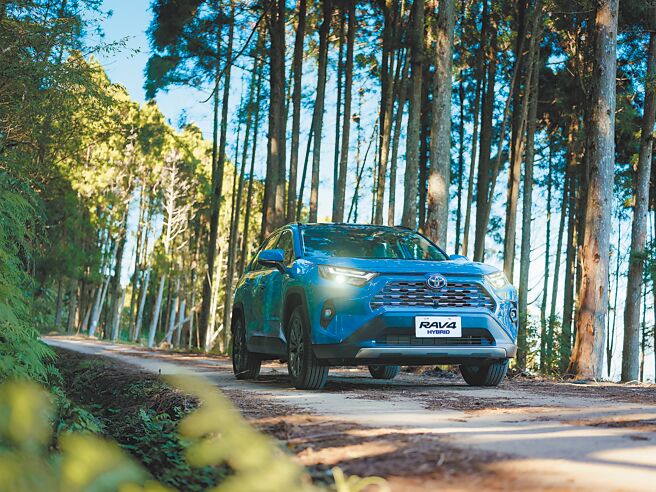 2024年式TOYOTA RAV4新車到港，購車送大金閃流空氣清淨機、60萬零利率。（和泰汽車提供）