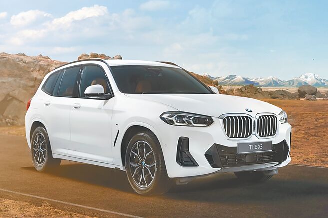 BMW X3 M Sport鉑金版內裝、外觀皆升級更為熱血的M Sport風格。（汎德提供）