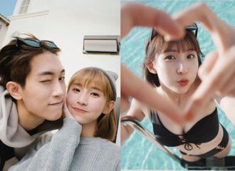 啦啦隊女神粿粿520放閃 曬上帝視角比基尼辣照大解放