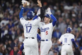 MLB》弗里曼滿貫轟助山本奪勝 大谷同框金髮女球員