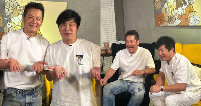 胡瓜今年在YouTube上开设《下面一位》频道，日前邀请昔日《百战百胜》主持搭檔徐乃麟上节目大谈演艺生涯秘辛。（图／翻摄自胡瓜脸书）