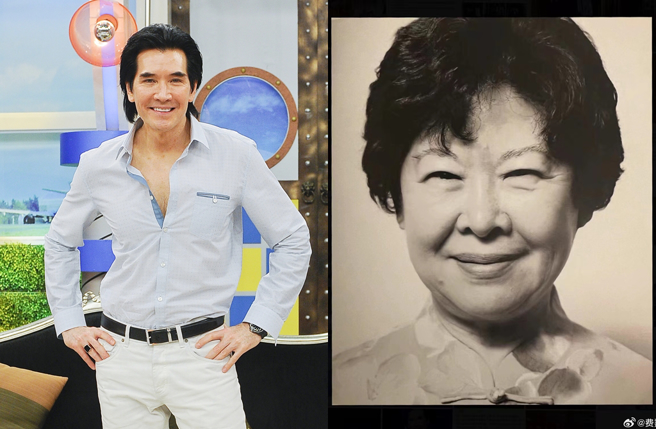 费翔发文透露9旬母亲过世。（图／中时资料照；翻摄自费翔微博）