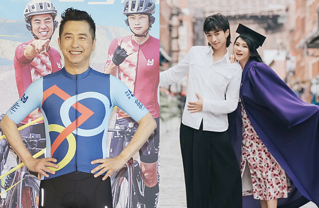 庾澄庆和伊能静日前到美国参加儿子恩利毕业典礼。（图／中时资料照；翻摄自小红书）