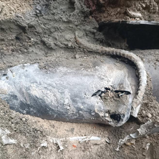 捷運萬大線工程挖損台電電纜，致台電跳脫，影響高鐵自設變電所，導致高鐵行車延誤約7分鐘。（台電提供／劉彥宜台北傳真）