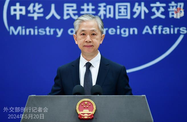 大陆外交部发言人汪文斌。（摘自大陆外交部官网）