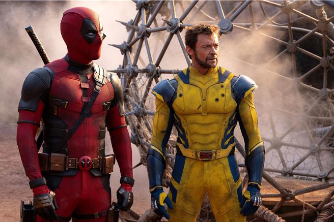 死侍与金钢狼的大银幕组合，让不少影迷等待许久。（图／漫威影业提供）