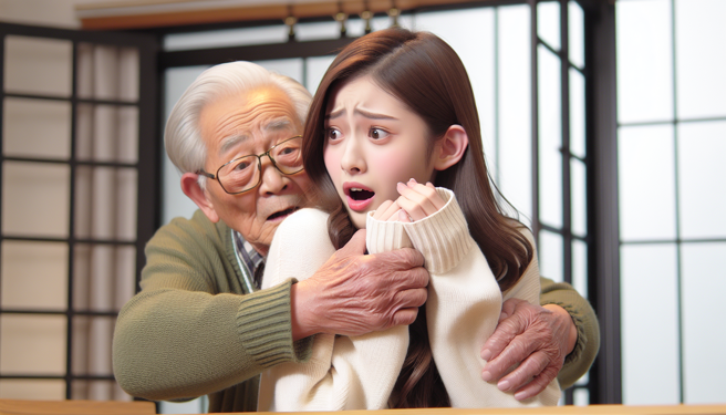 台北市1名14歲少女A女，過年時在阿公家中休息，竟遭80歲阿公摸下體及胸部，甚至裸露下體給A女觀看等強制猥褻行為。（示意圖、與本案無關／AI生成）