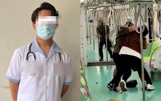 今日在中捷随机杀人的洪姓男子，也被网友起底，常常在社群上PO出「罢韩、台独、挺港」等讯息。（图／翻摄画面、王煌忠翻摄）