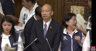 韓國瑜有感而發？她提醒藍黨團最重要1事：不要講道理了