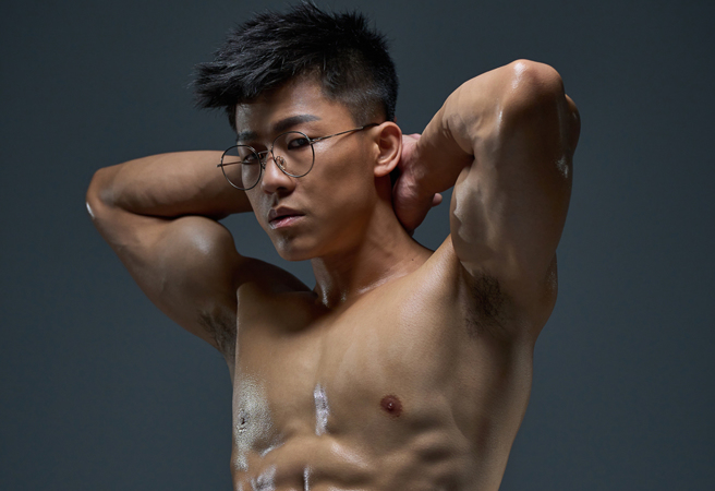 房天乐坦言要当男优，须「随时有生理反应」。(游定刚拍摄)