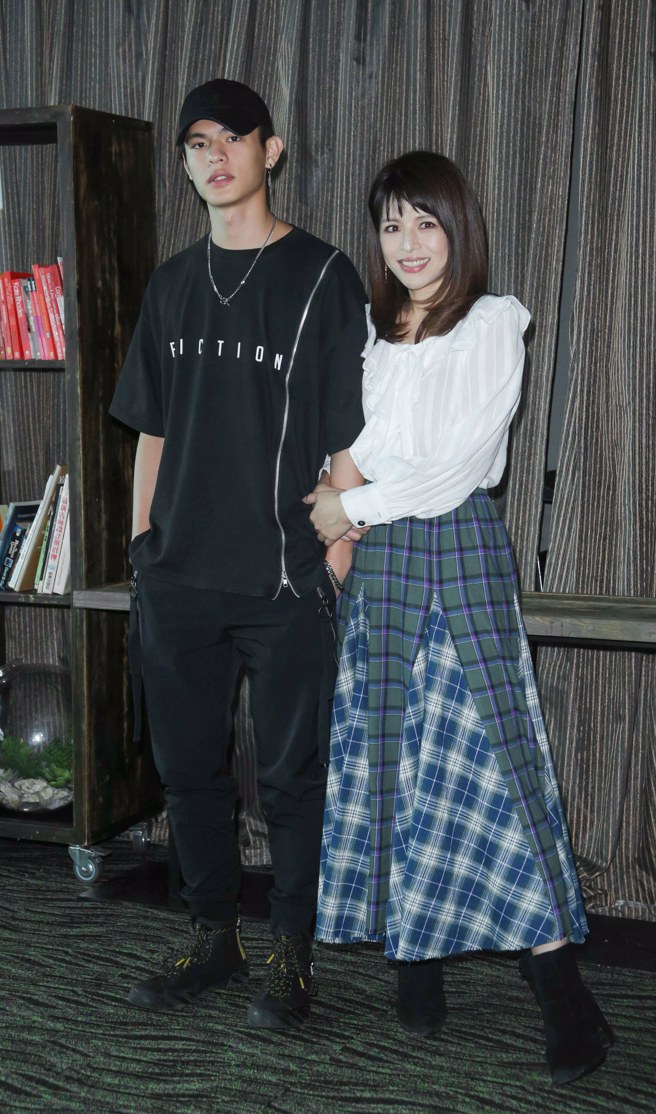 林叶亭跟25岁帅儿同框，根本像是姐弟一般。（图／中时资料照）