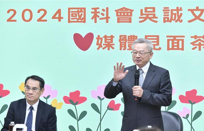 國科會主委吳誠文談半導體。圖／王德為