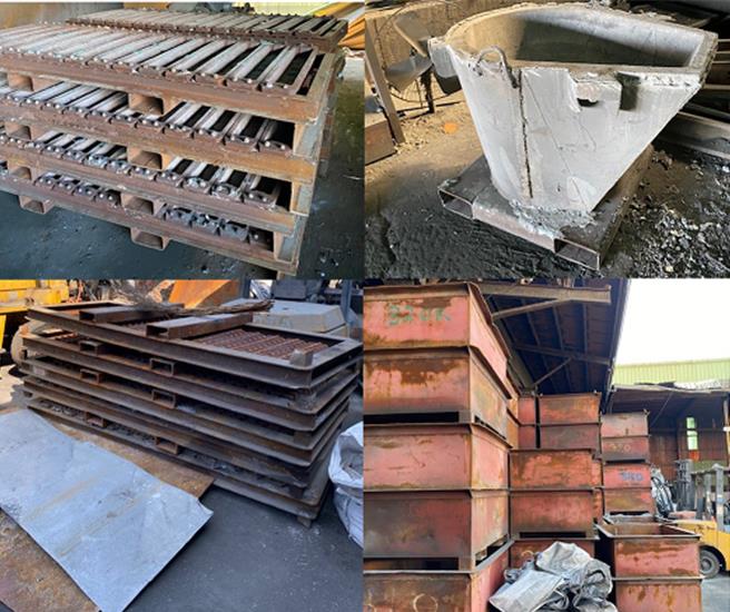 屏東執行分署將於29日在屏南工業區進行第二拍，有裝料桶35個、模具5組、鋁製模具流道安裝8組以及轉湯斗1個，只要達底價一半就有機會把物件帶回家。（屏東執行分署提供／謝佳潾屏東傳真）