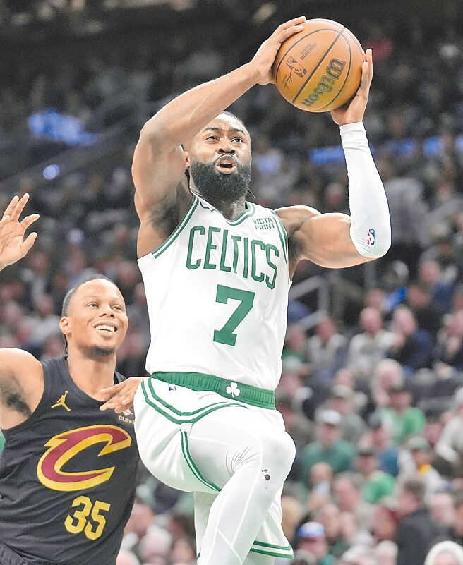 塞爾提克傑倫布朗。（美聯社）
