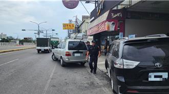 新營復興路機車道常遭違停占用 警規畫「清道專案」遏止亂象