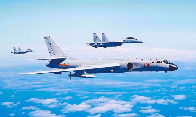 中共宣布對台軍演。圖為日前演習畫面。（取自網路）