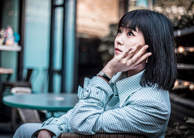 曹雅雯因压力暴瘦。（图/中时资料照）