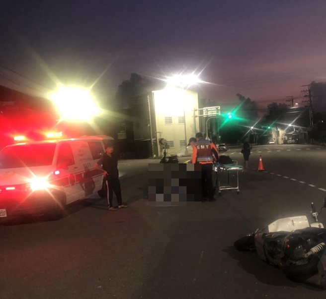 關廟區龜洞里南雄南路與台19線近來頻傳車禍。（陳皇宇提供／曹婷婷台南傳真）