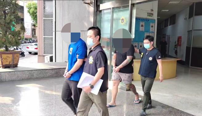 警方循线逮捕林姓兄弟檔，讯后依法送办。（翻摄照片／洪靖宜高雄传真）