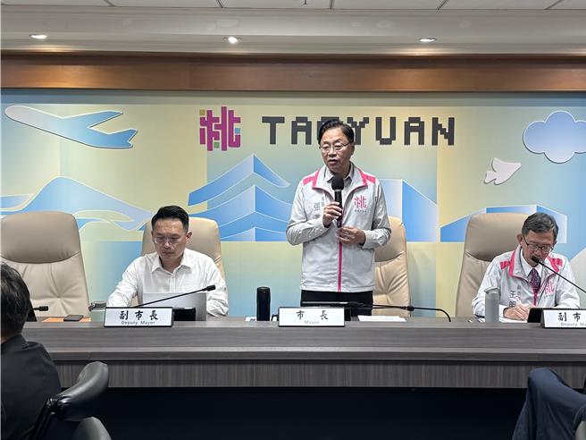 桃園市長張善政23日下午主持市政會議時指出，新國會、新內閣是一個契機，盼中央能夠協助桃園的各項建設。（姜霏攝）