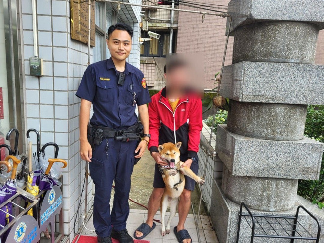 陳姓飼主至所稱要尋找走失的柴犬「Momo」，陳姓飼主表示家住社區內，因住處大門一時開啟未注意，豈料反應過來時「Momo」已翹家不知去向。（圖／警方提供）