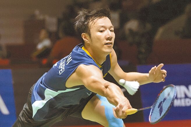 王子维在马来西亚大师赛再次击败前世锦赛男单金牌骆建佑。（美联社资料照）