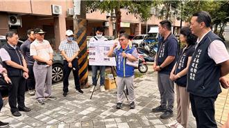 台中斥4千萬強化側溝排水 大雅中山北路建雨水下水道