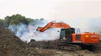 木材堆置場大火釀空汙 違反農發條例 環保局、地政處都要罰