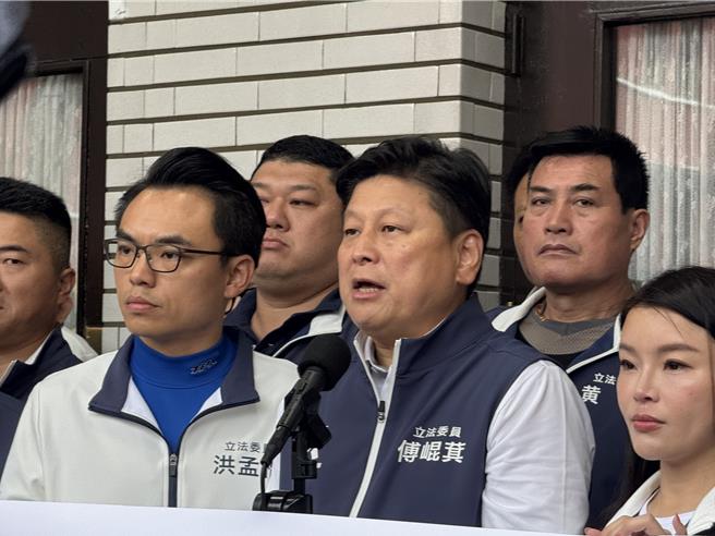 國民黨團總召傅崐萁。（李奇叡攝）