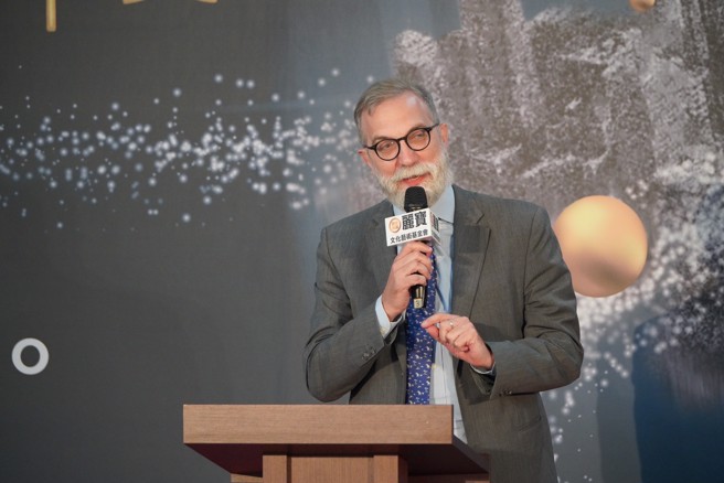 義大利經濟貿易文化推廣辦事處代表紀大維致詞。(主辦單位提供)