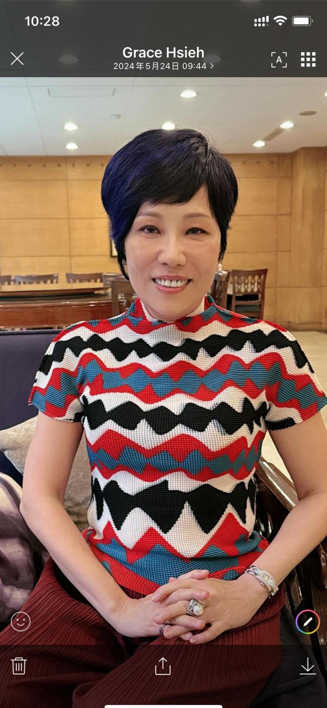 台南企业总经理谢幼琴。图／陈惠珍摄