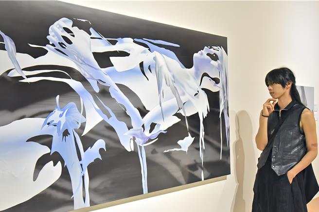 华梵大学美术与文创学系硕士班二年级孙士闳作品〈模糊身体的拼凑〉。（华梵大学提供）