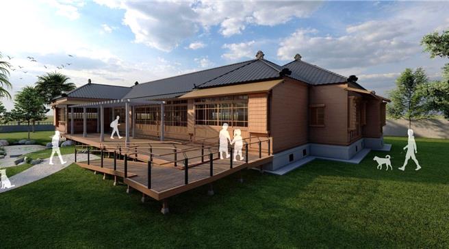 台灣港務公司基隆港務分公司啟動「高遠新村港務局局長官舍修復再利用工程」，圖為完工後示意圖。（台灣港務公司提供／蔡明亘台北傳真）