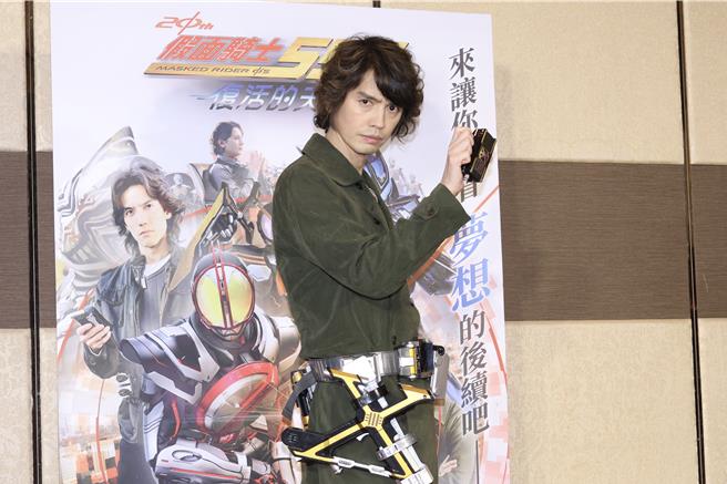 村上幸平透露，此次是他生平第一次造访宝岛，很开心能够和台湾影迷近距离的见面。（图／孙伊萱摄）