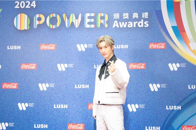 阿本今出席第2届QPOWERAwards颁奖典礼。（图／彩虹平权大平台提供）