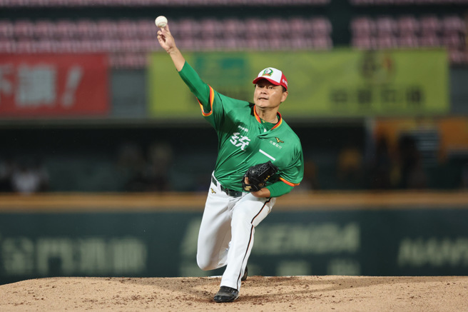 統一獅老將潘威倫。（統一獅提供）