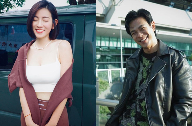 米可白和孙绽IG互动暧昧。（图／翻摄自米可白、孙绽 IG ）