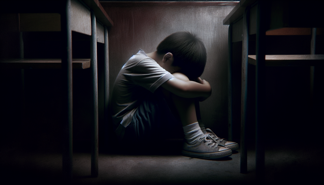 凤山区一所国小导师不当体罚并言语恐吓学生，遭数十名家长连署撤换班导。（示意图、与本案无关／AI生成）