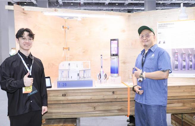 由春池、浩漢設計與必應創造指導的大同大學工業設計學系學生，以「永續票務系統」將循環租借概念導入大型演唱會。圖／必應