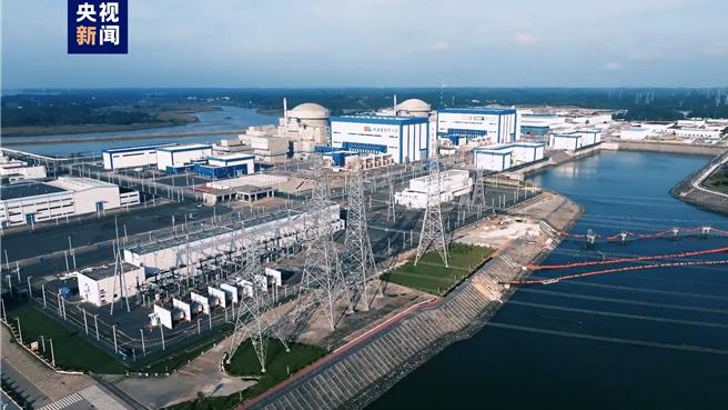 广西防城港核电站「华龙一号」4号机组25日正式投产发电。（截自央视新闻）