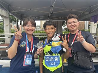 豐田國中邱奇希全障運人生第一戰 破全國紀錄