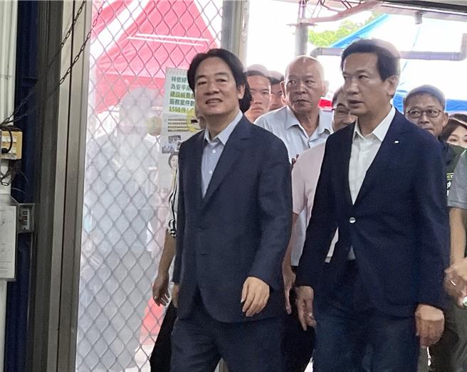 国会改革法案引发朝野对立，立法院外更聚集大批民眾。赖清德总统26日在台南受访时认为，在议事上应该尊重程序正义，不可违法表决，更要守护民眾的权益。（洪荣志摄）