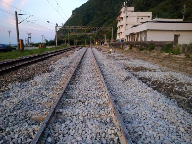 台铁崇德站整建进度超前。（台铁提供／陈佑诚台北传真）