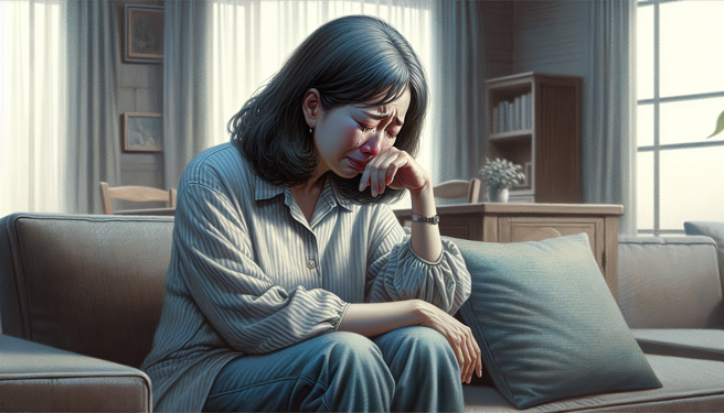 不满丈夫外遇离家7年，还跑去与小三同居，妇人心死诉离获准。（示意图、与本案无关／AI生成）