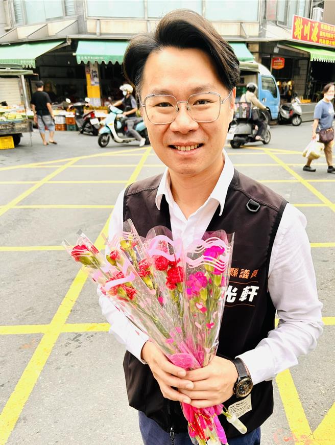 苗栗縣議員陳光軒不滿選舉結果。（摘自陳光軒臉書／李京昇苗栗傳真）