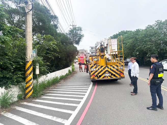 新竹市香山區1300戶停電，台電搶修中。（圖／翻攝高虹安臉書）